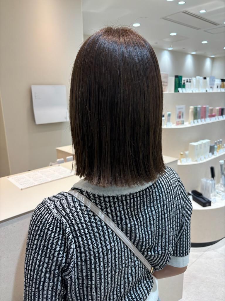 艶ツヤダブルカラーボブ