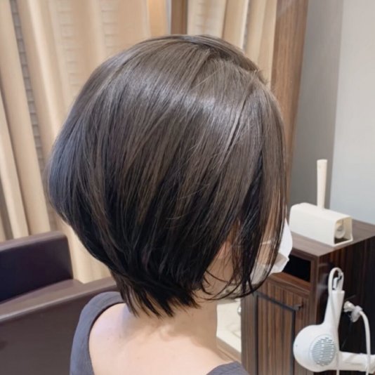 ２０代３０代４０代大人かわいい小顔ひし形ふんわりボブ