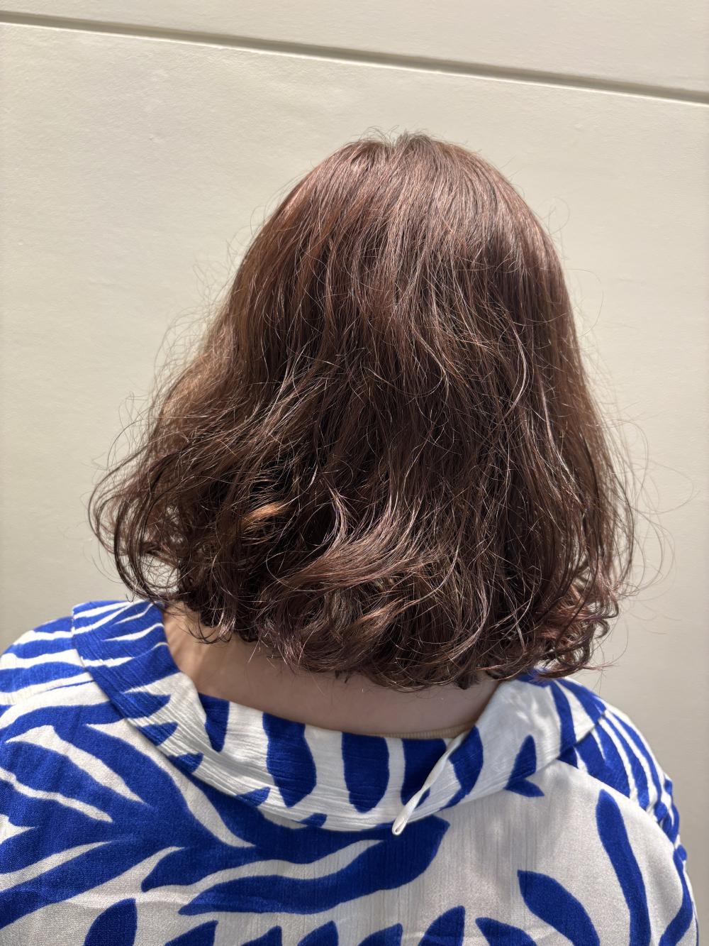 やわふわ甘めピンクベージュ