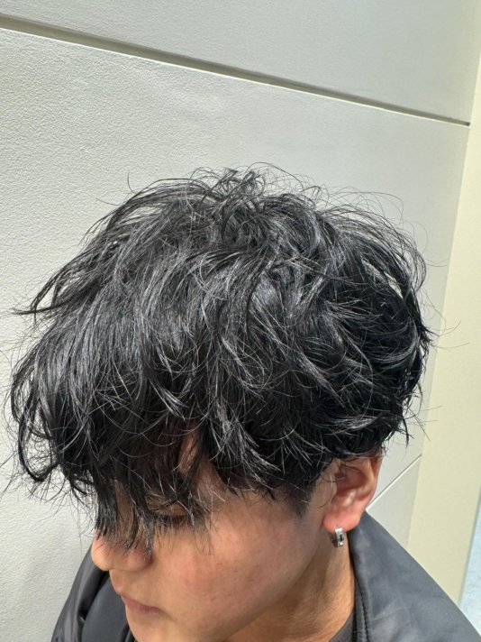 緩めのスパイラルパーマ