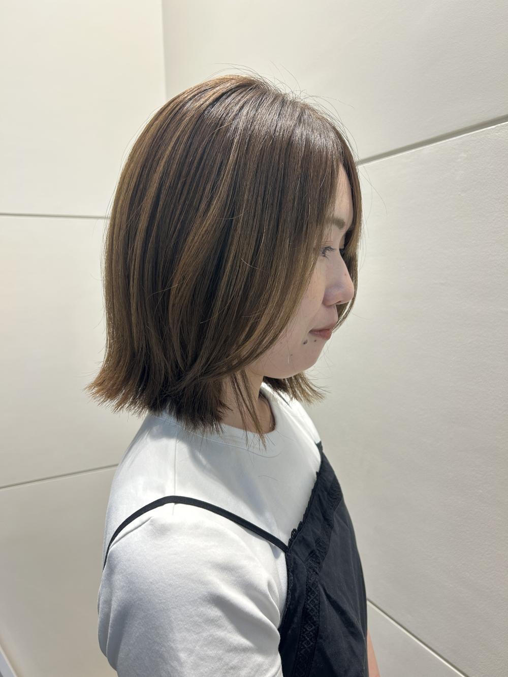 切りっぱなしボブ