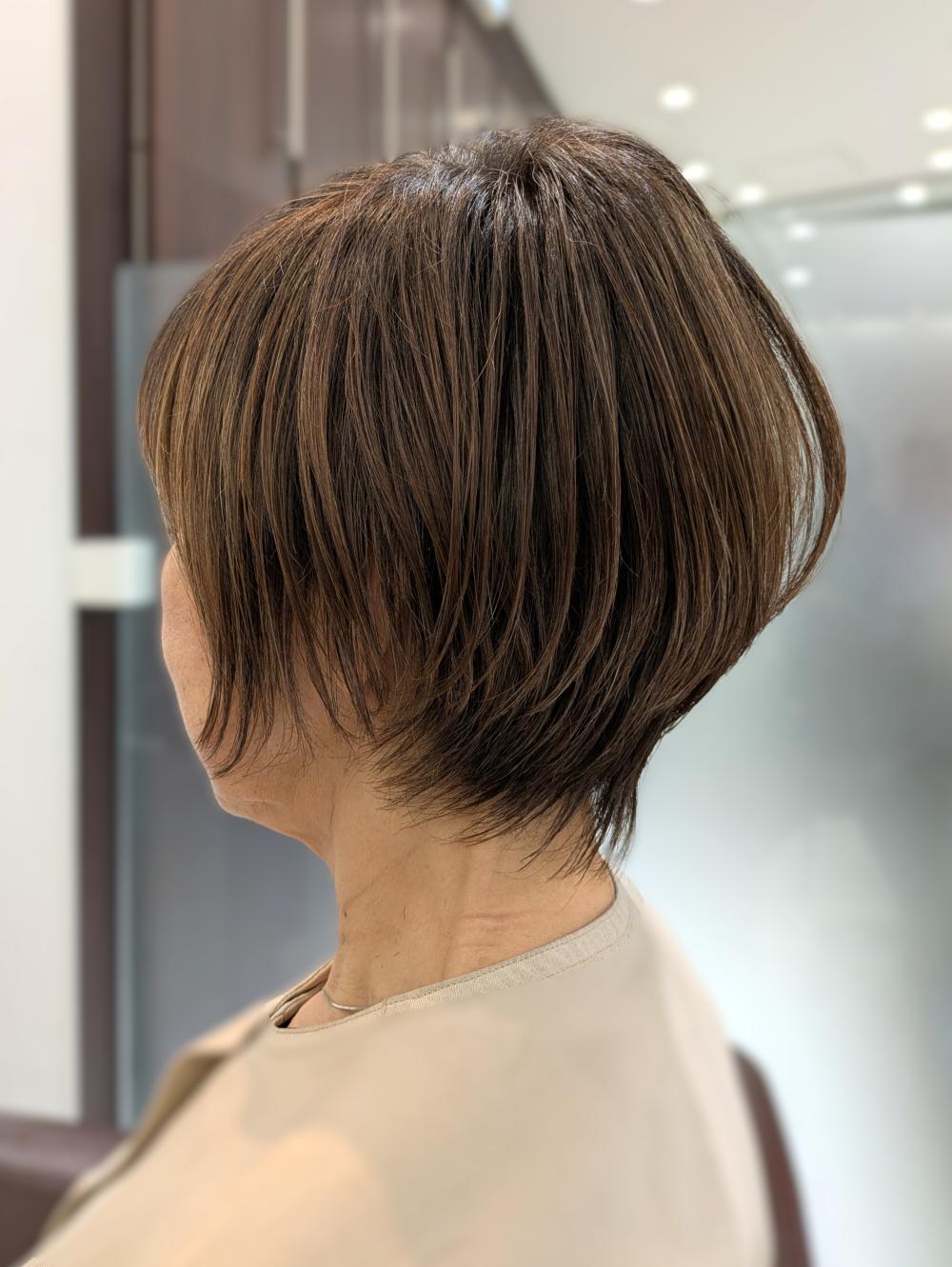 大人ショートボブ