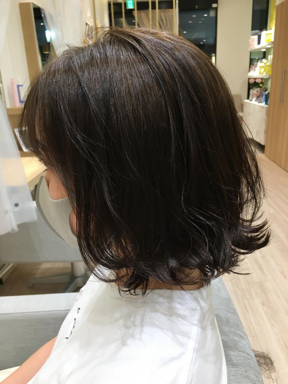 ロブ×波巻き仕上げ