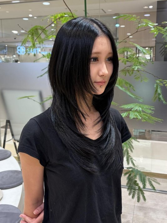 ロングハッシュカット
