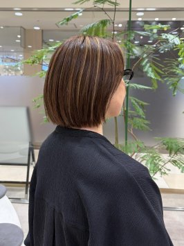 白髪ぼかしハイライト