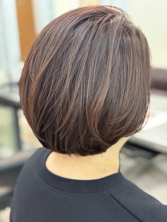 白髪ぼかしハイライト