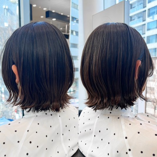 ガラッと垢抜ける”きりっぱなしボブ”