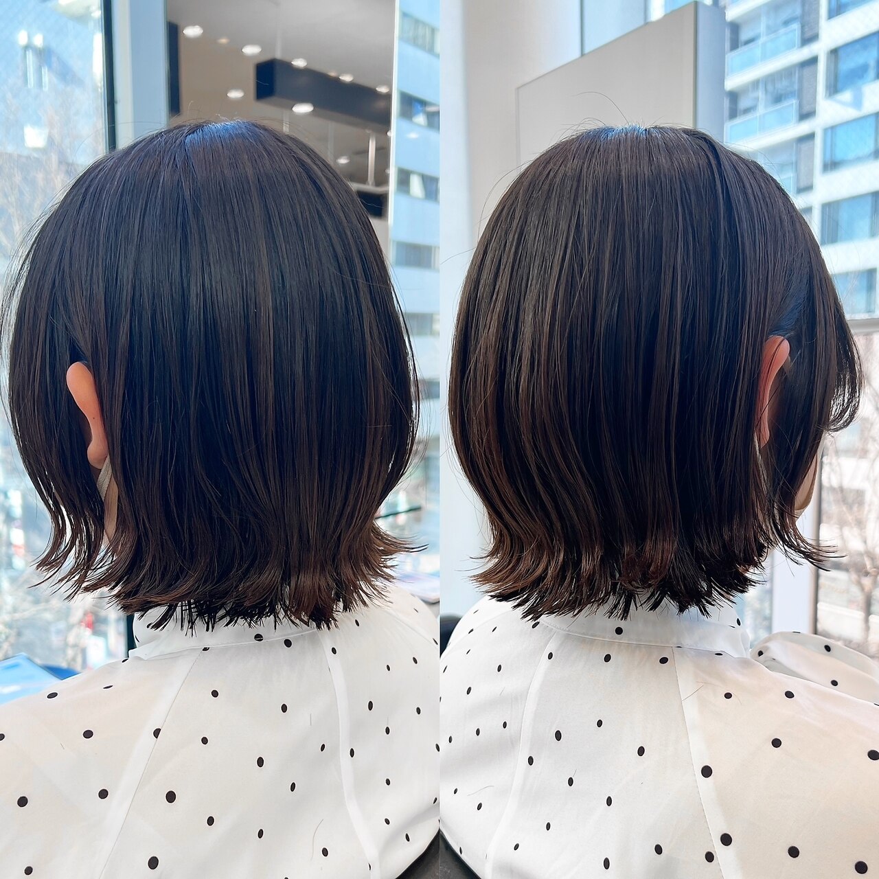 ガラッと垢抜ける”きりっぱなしボブ”