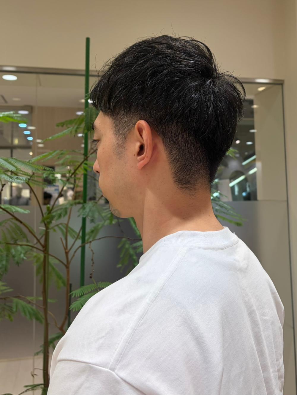 アップバングショート