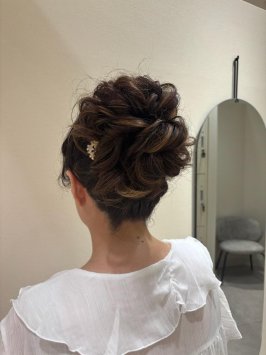 華やか大人の上品カールアップ