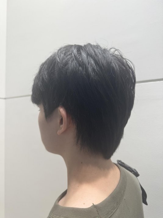 刈り上げなしメンズヘア