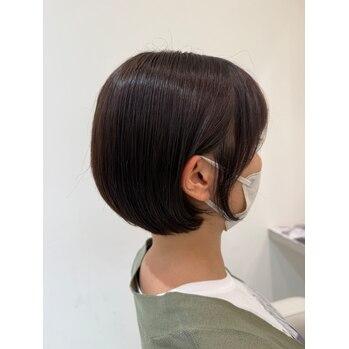 丸みショートボブ