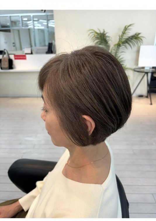 白髪ぼかしハイライト