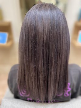 ブラックブルーインナー×個性派カラー