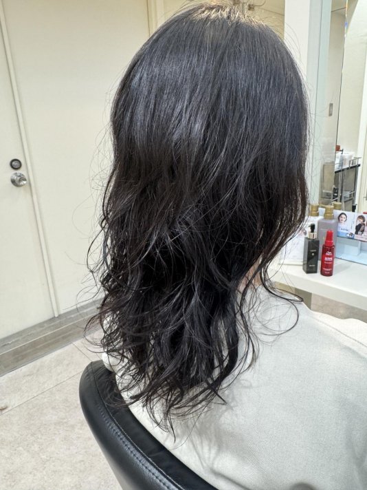 ロングパーマ