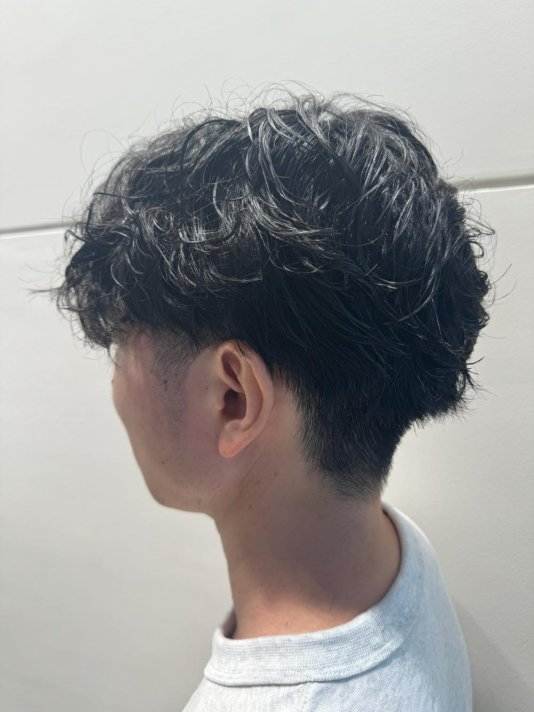 メンズスパイラルパーマ
