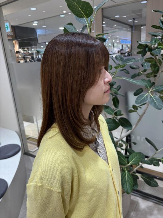 サイドバング×レイヤースタイル