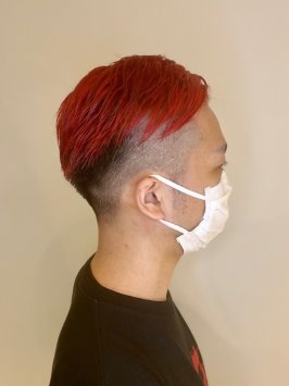 30代コンマヘアビジネスかき上げツイストパーマショートレイヤー