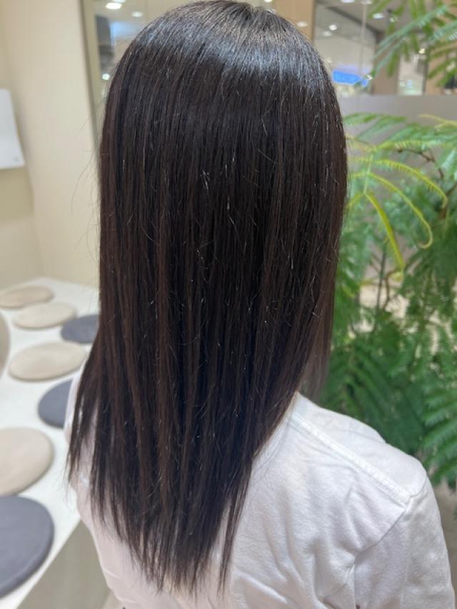 ツヤ髪ストレート