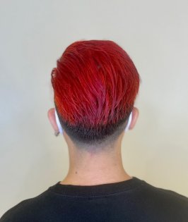30代コンマヘアビジネスかき上げツイストパーマショートレイヤー