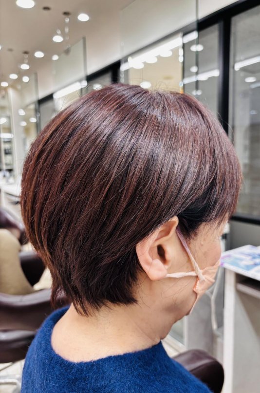 スタイリング簡単ショート