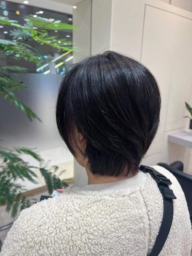 ツヤ髪ショートボブ