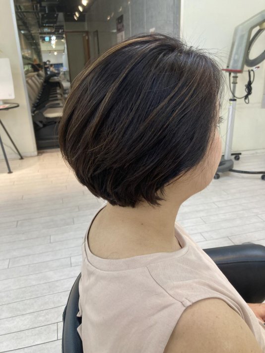 白髪ぼかしハイライト