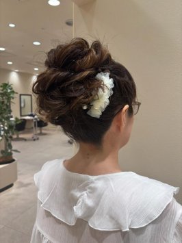華やか大人の上品カールアップ