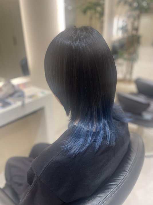 ウルフヘアインナーカラー