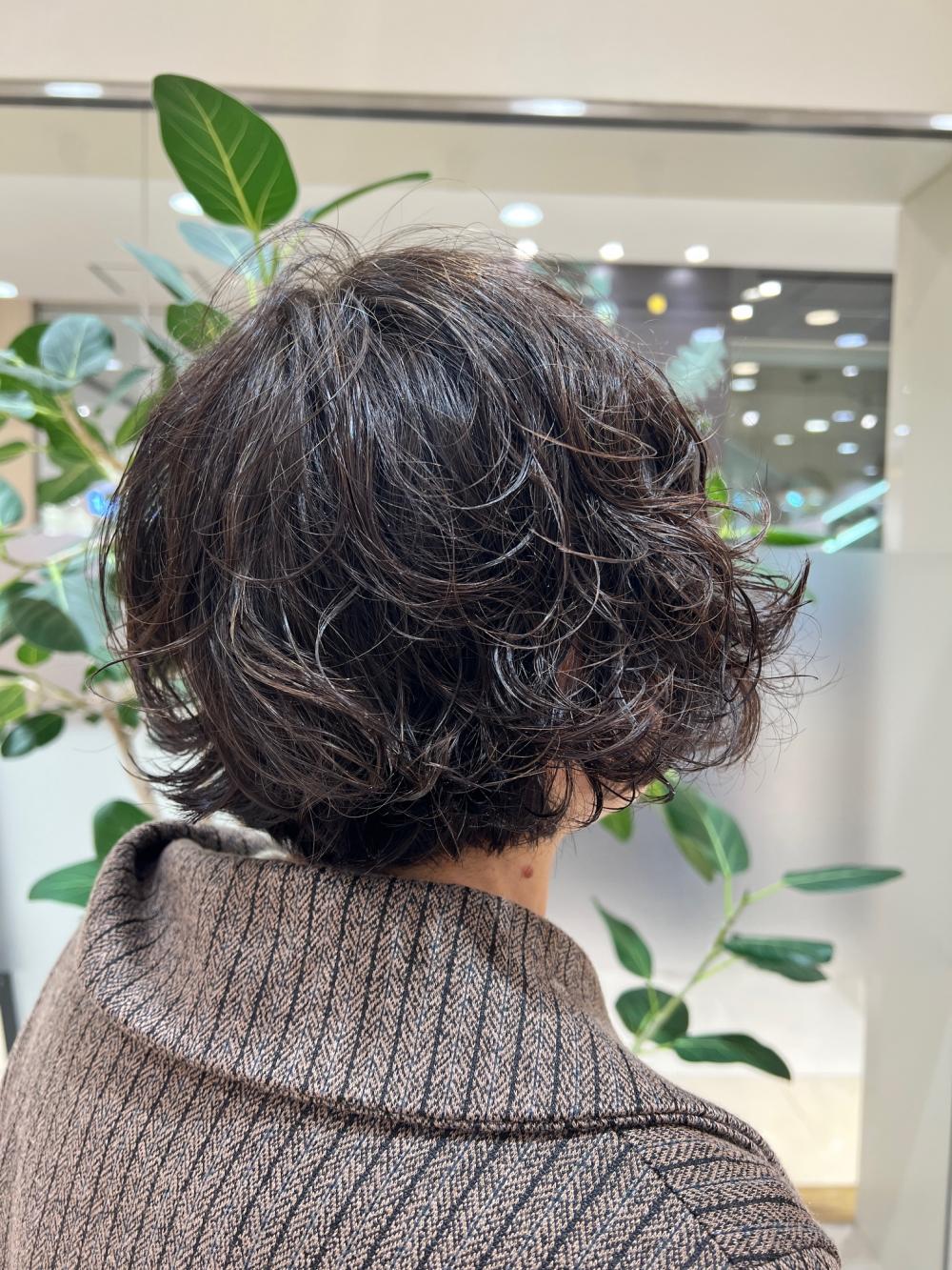 アシンメトリーパーマ