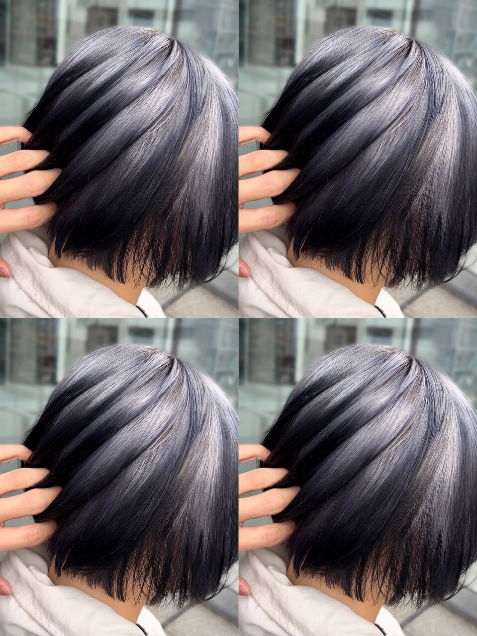 ☆シロからクロへのルーツカラー☆