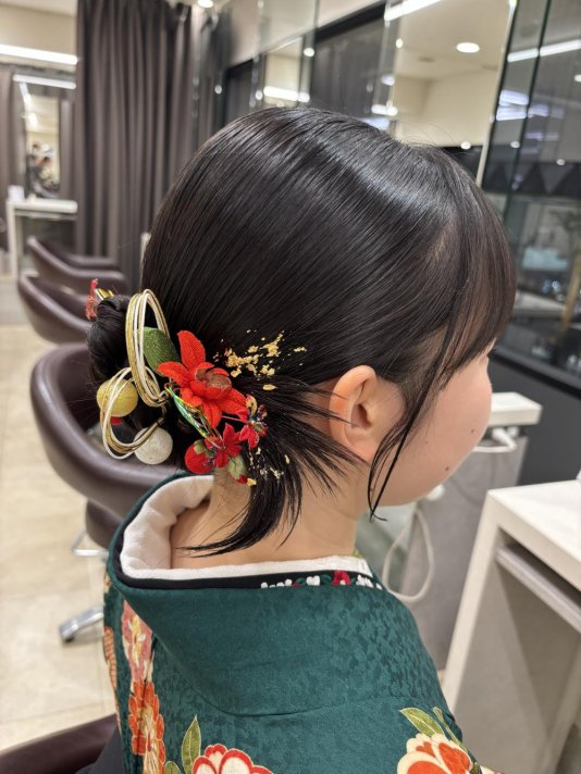 袴ヘアー