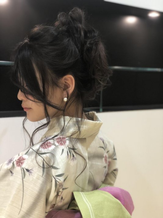 浴衣ヘアー