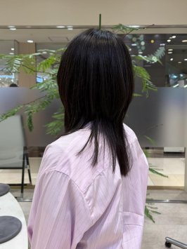 ミディアムクラゲヘア